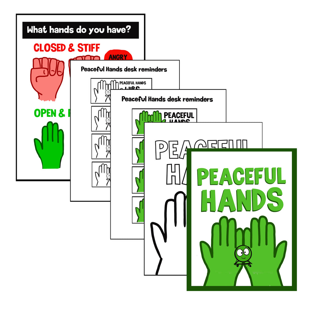 Peaceful Hands poster printables