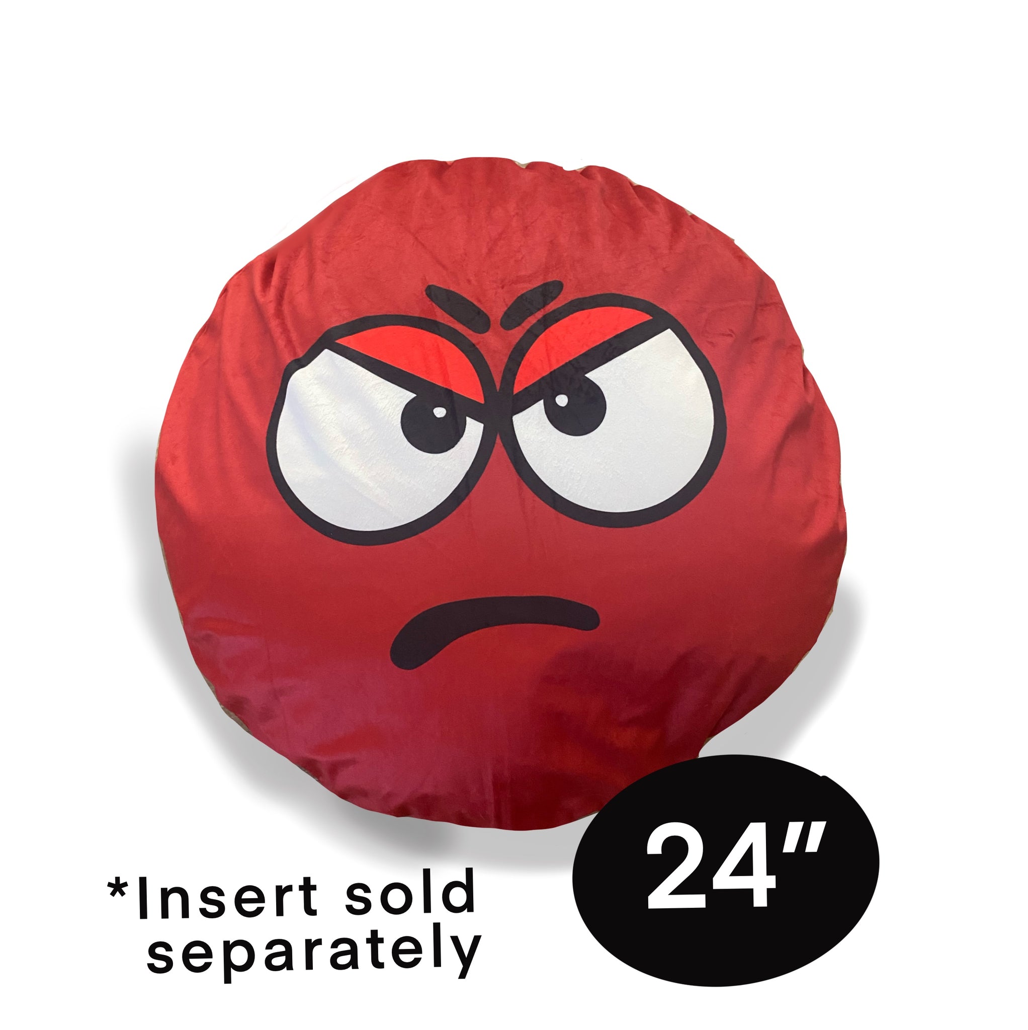 GIANT RED Anger Pillowcase 24”