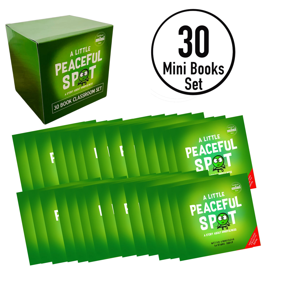 30 Mini Books Peaceful SPOT – Diane Alber