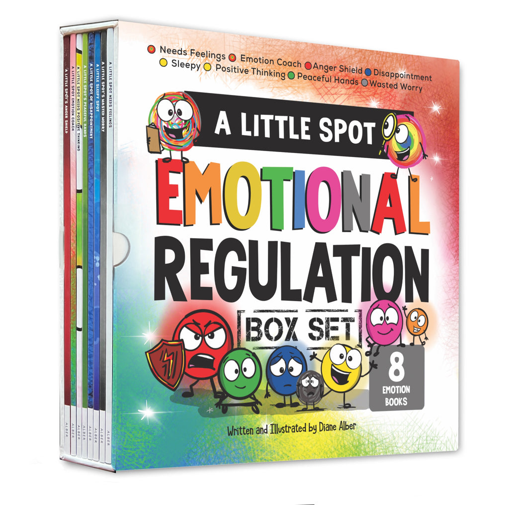 A Little SPOT Emotional Regulation Box Set (Books 49-56: Peaceful Hands, Anger Shield, Needs Feelings, Sleep, Disappointment, Wasted Worry, Positive Thinking, and Emotion Coach)