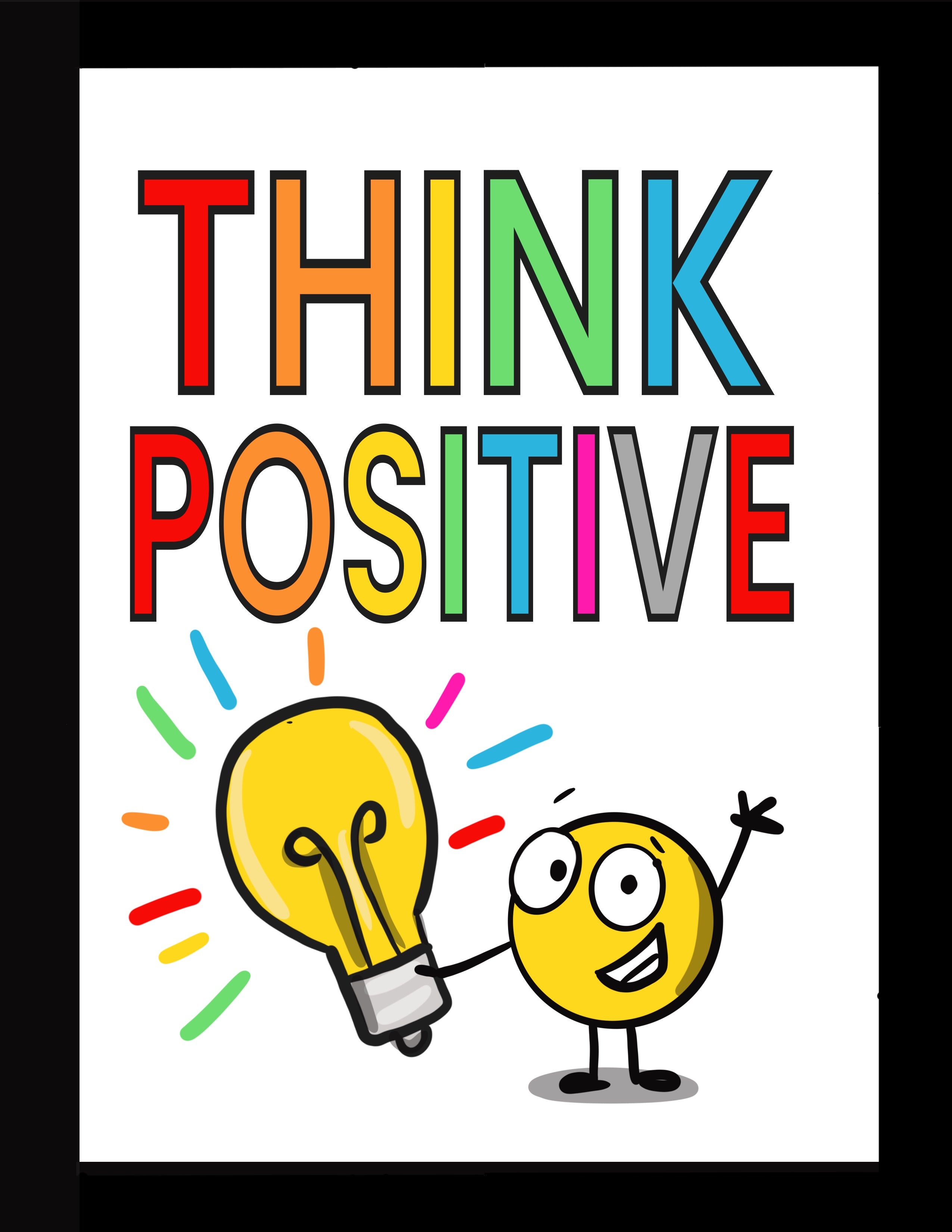 SPOT Poster Digital Download Think Positive