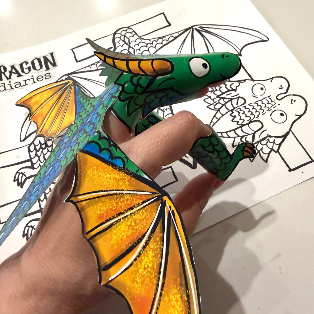 Dragon Diaries Paper Puppet Download