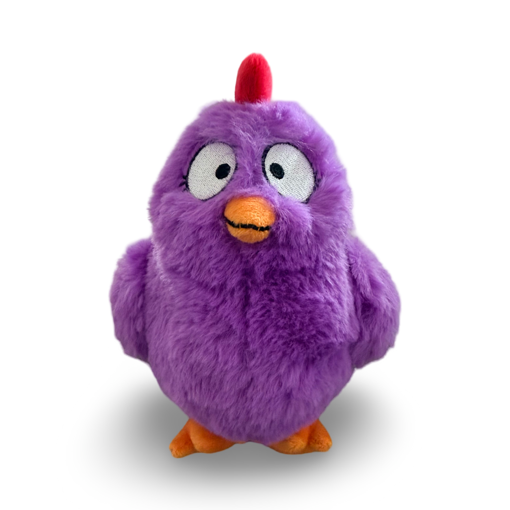 Plush Purple Space Chickens