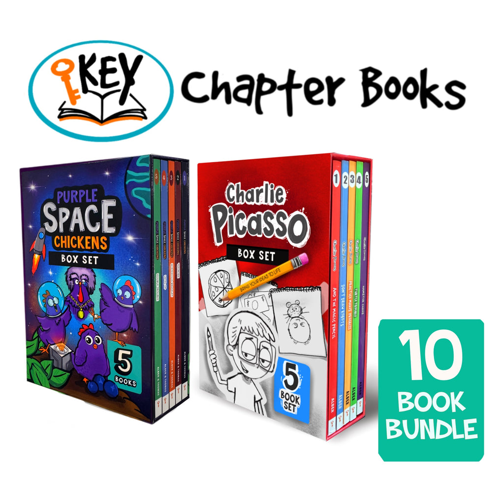 Key Chapter Books Bundle Charlie/Purple (10 Books)