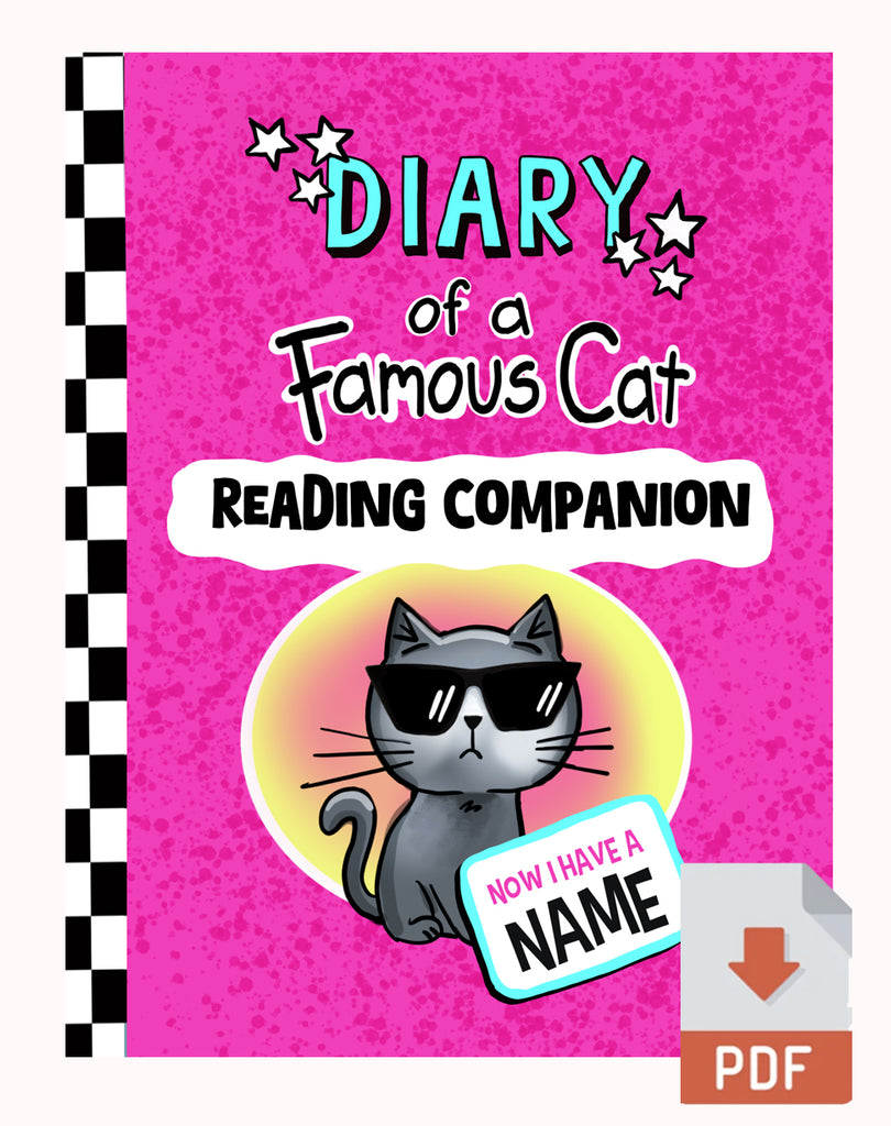 Digital PDF Diary of a Famous Cat Reading Companion for Book 1