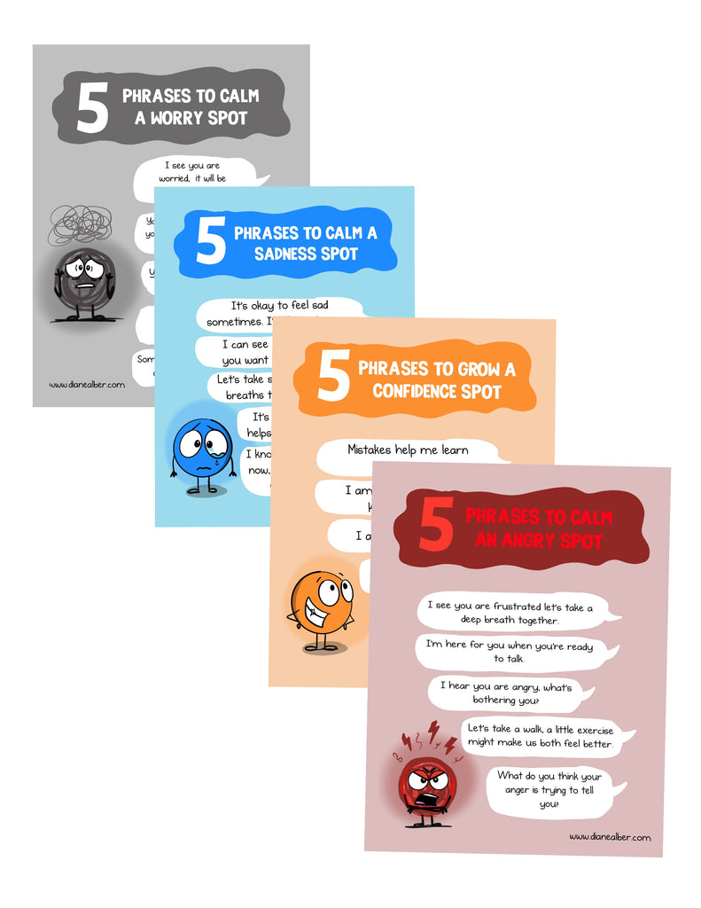 A little SPOT 5 phrases poster digital download printable