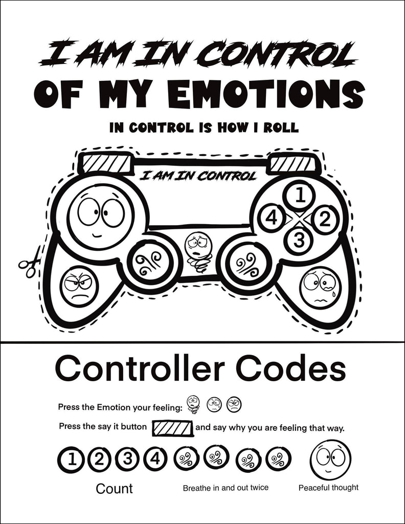 BIG EMOTIONS Remote Control-Download Activity Printable