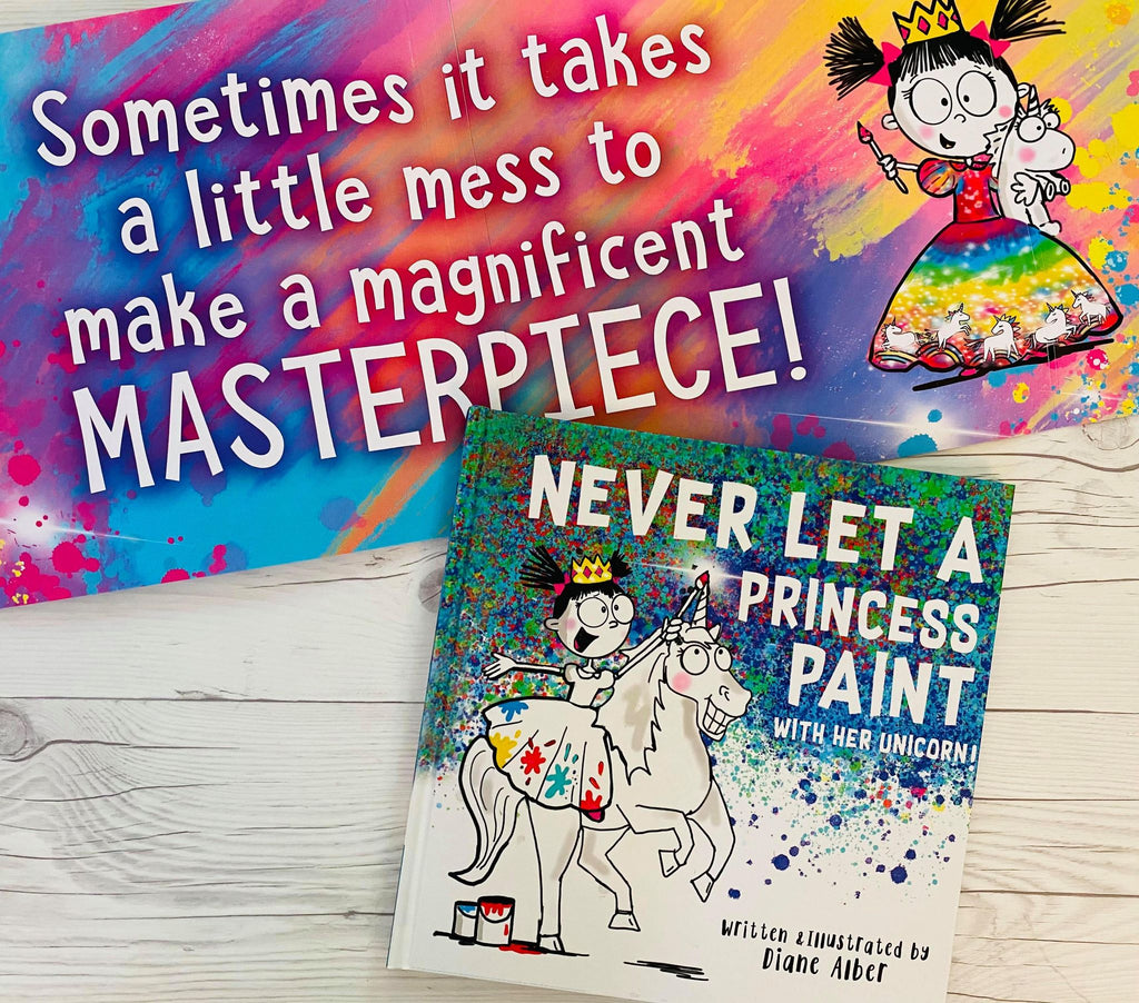 Never Let a Princess Paint with Her Unicorn! โ Diane Alber