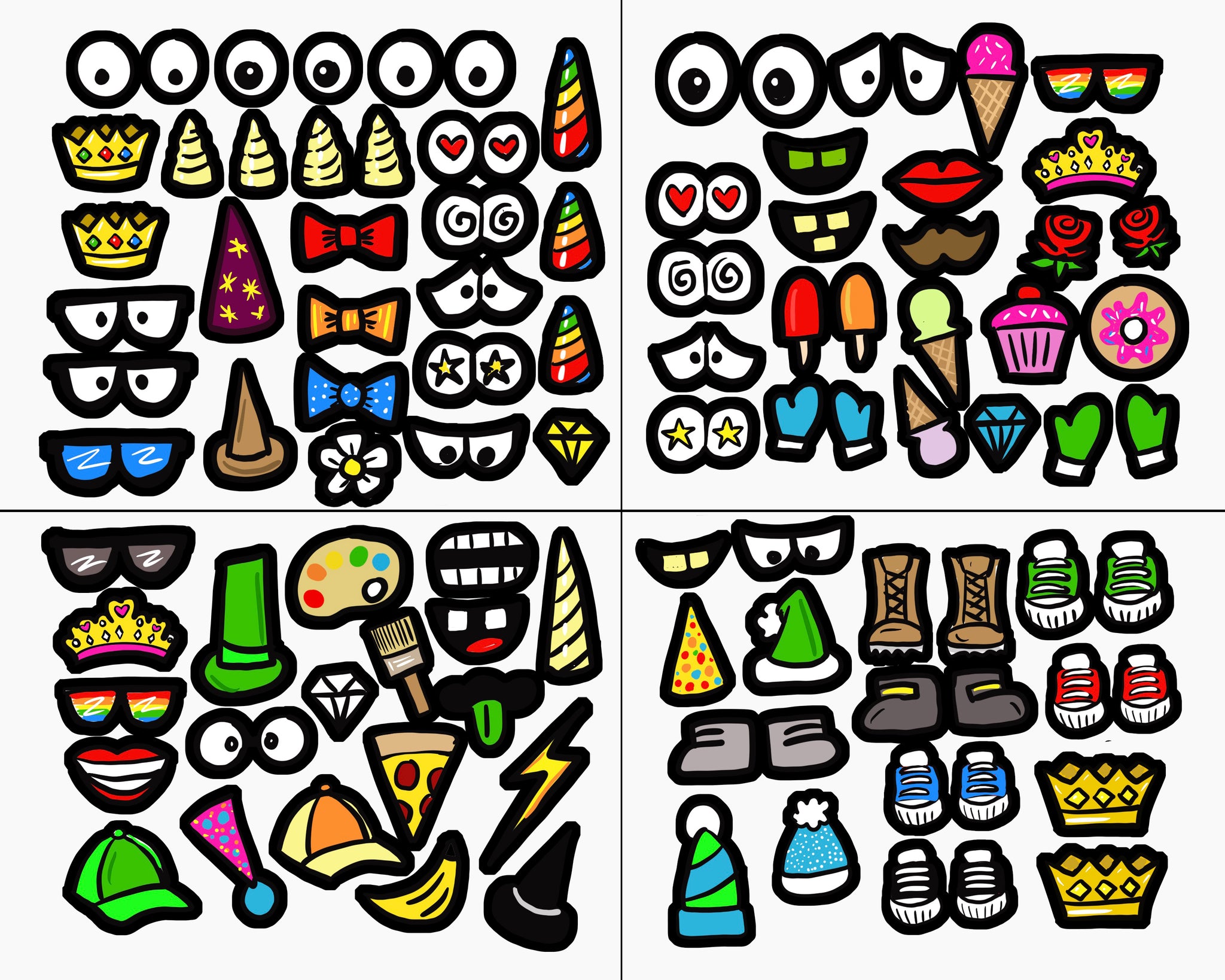 Darice Stickerbuch „All Smiles“ – 600 Bunte Aufkleber Mit Smiley, Peace & Love Motiven