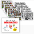 Scribble Stickers Book-14 Sheets over 1400 stickers, Eyes, Mouths and Fun Accessories