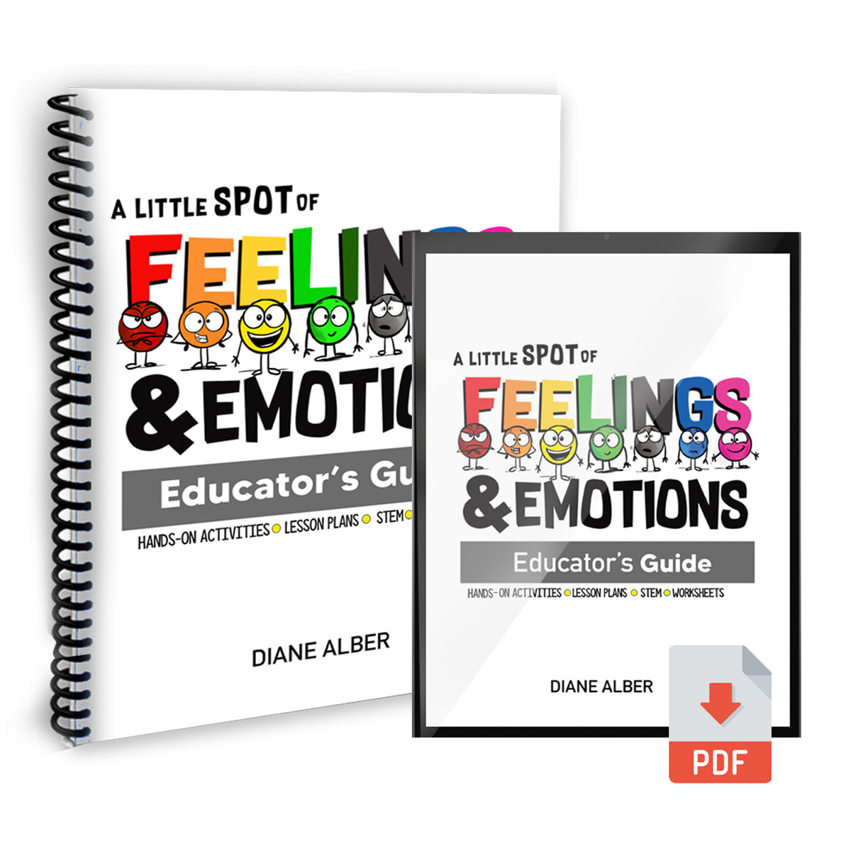 ( Educator Guide) A Little SPOT of Feelings & Emotions (Spiral Bound