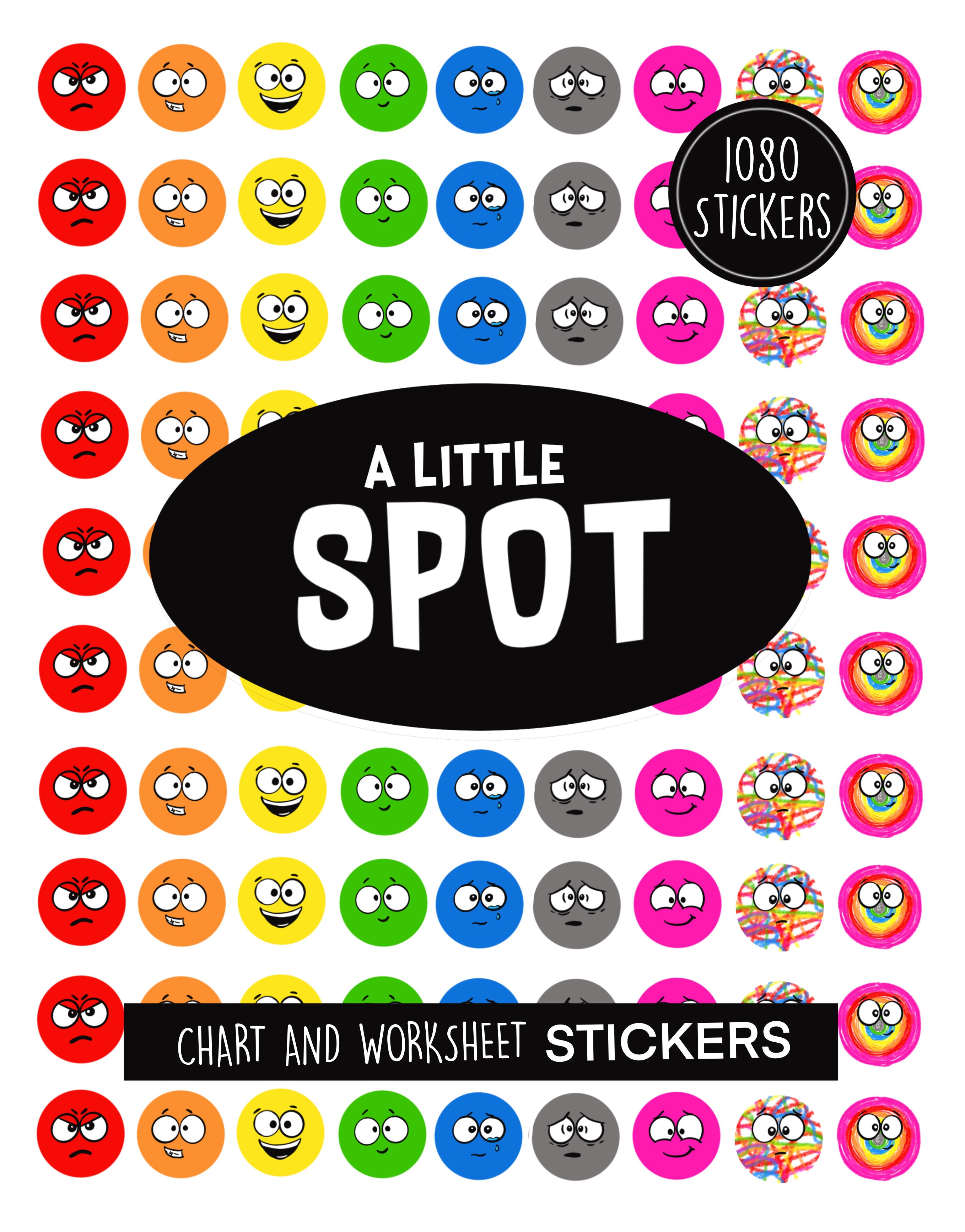 CHART and WORKSHEET Stickers A Little SPOT – Diane Alber