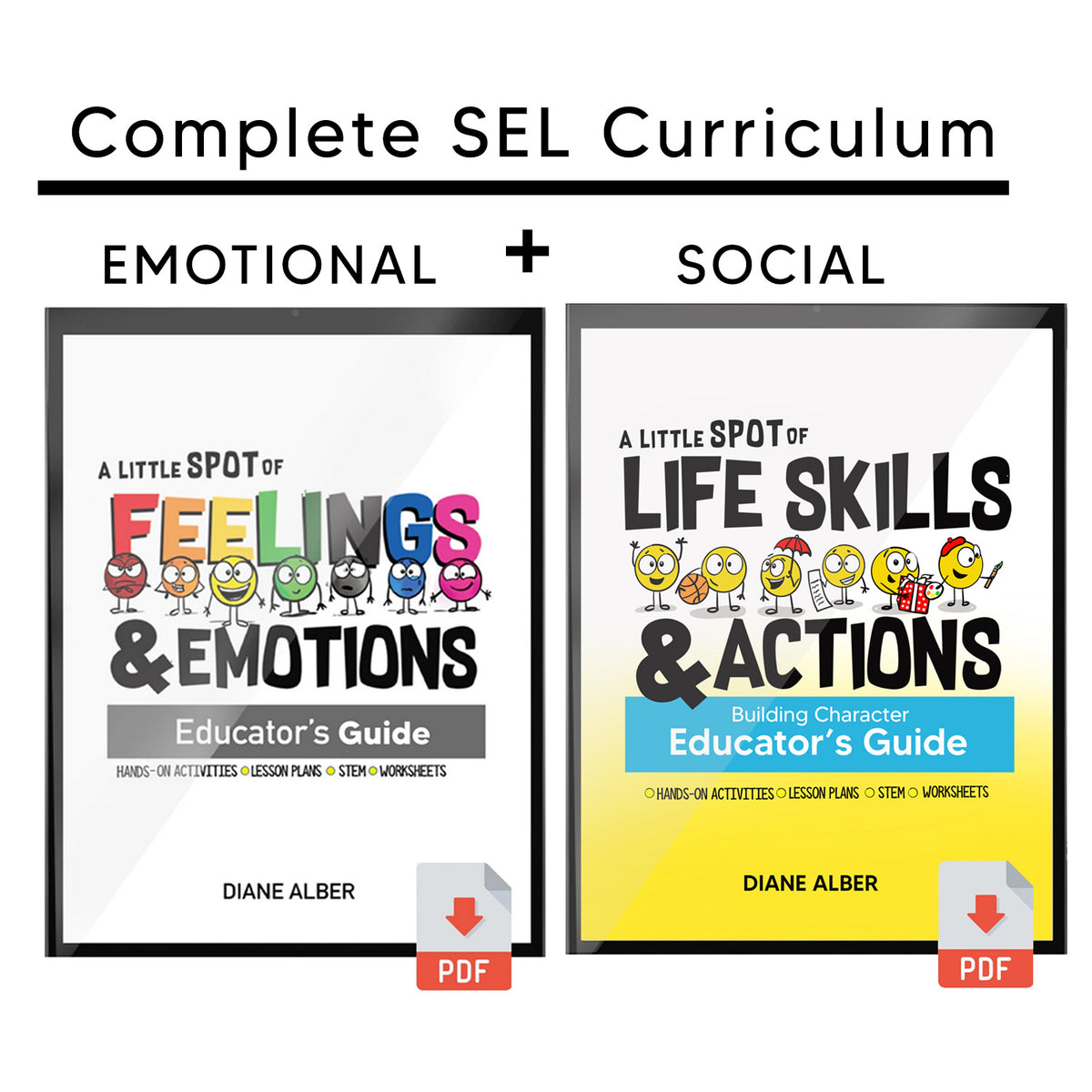 *DIGITAL EDUCATOR GUIDE BUNDLE* A Little SPOT of Feelings & Emotions E