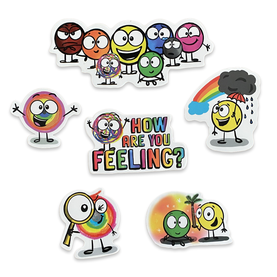 Waterproof SPOT and Scribble sticker Pack (22 Stickers) – Diane Alber