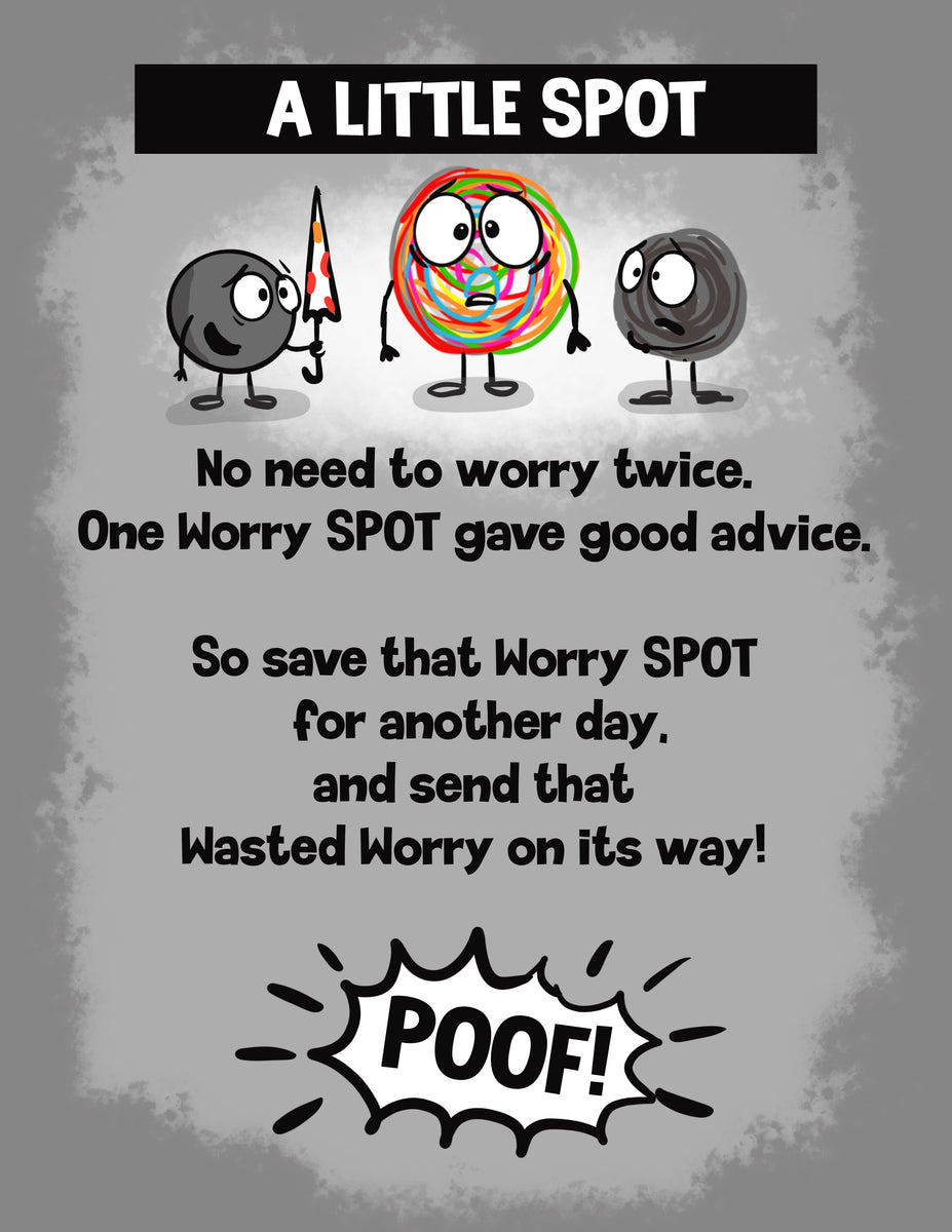 Wasted Worry Poster – Diane Alber