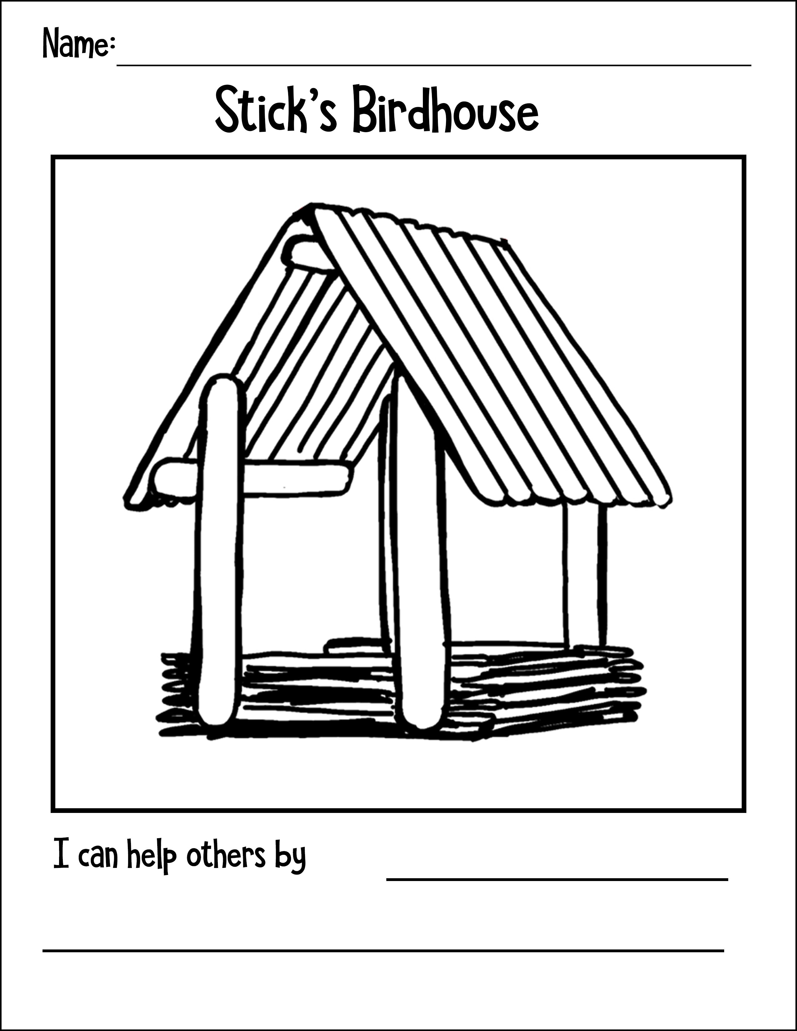 Sticks-Download Activity Printable – Diane Alber